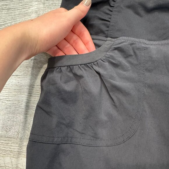 Prana black yoga waist lightweight cropped pants size small C30 - Picture 2 of 6